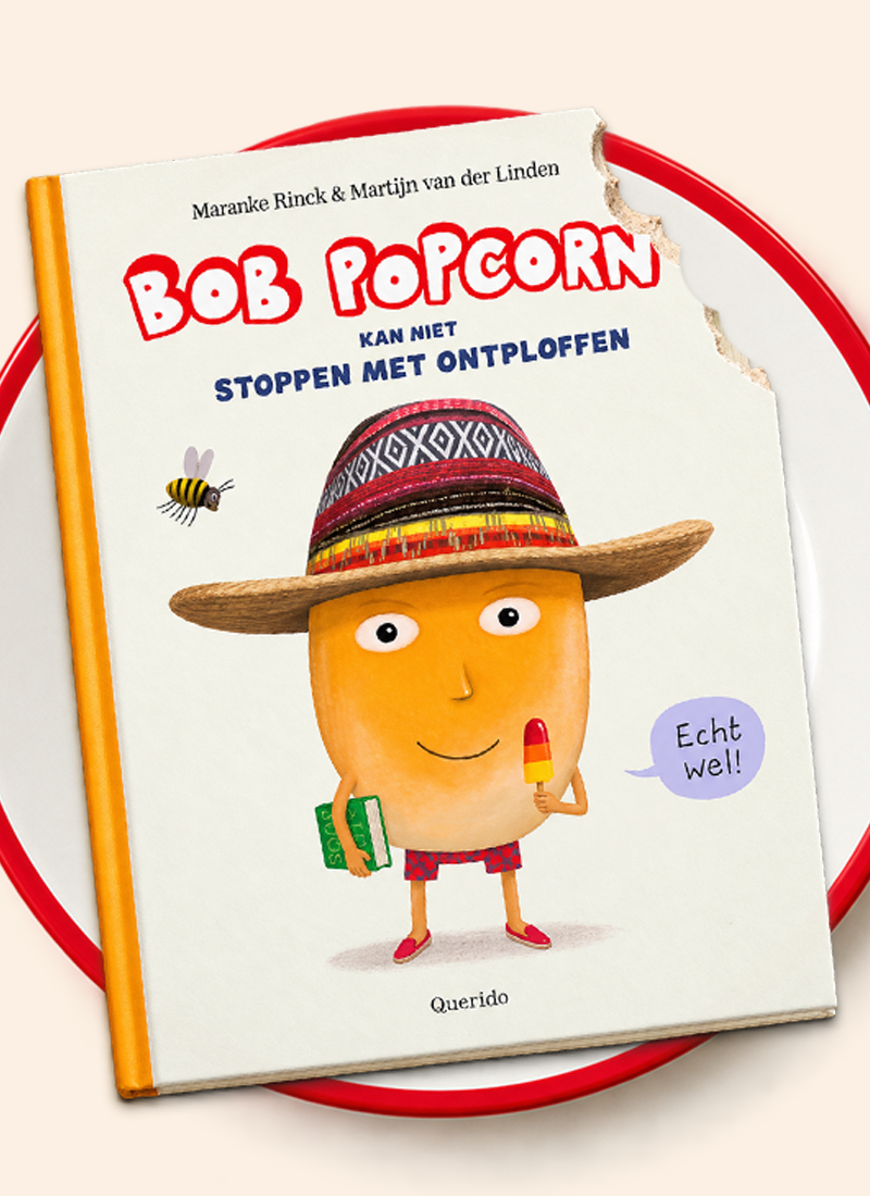 Feestelijke kick-off met Bob Popcorn - omslag van het boek dat centraal staat tijdens Lekker Lezen editie 1