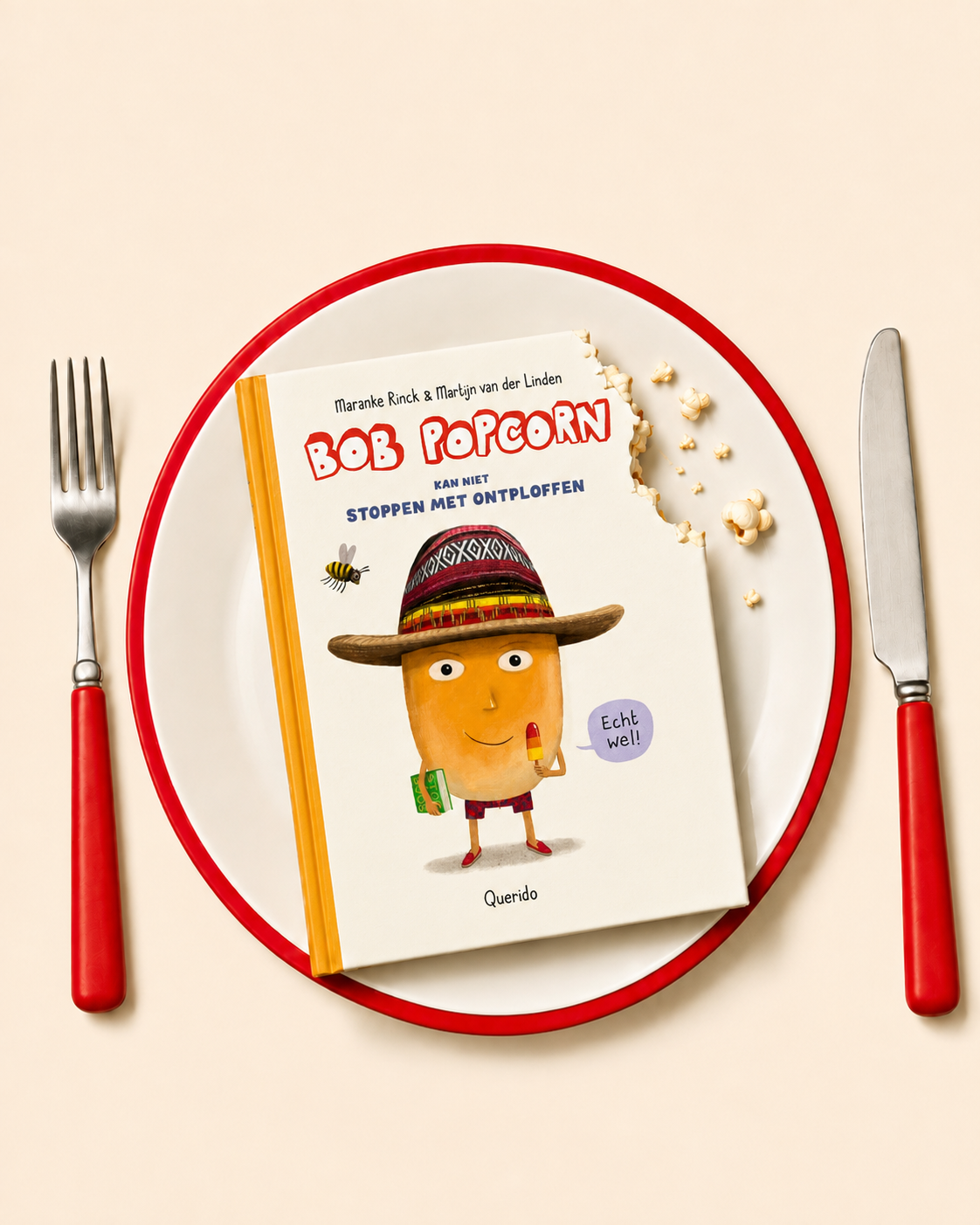 Boek Feestelijke kick-off met Bob Popcorn uit Lekker Lezen - opgediend als verhaal van de dag