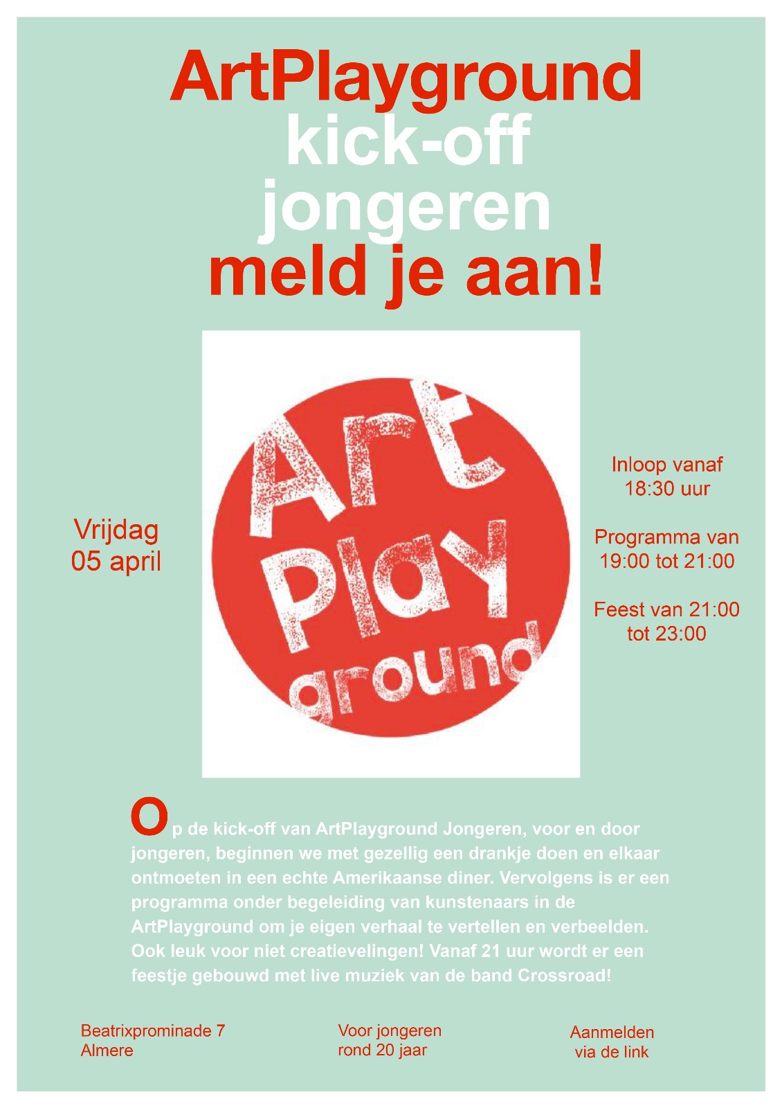 ArtPlayground voor en door jongeren; soft launch